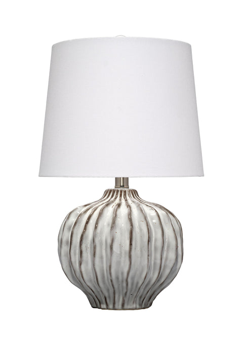 Reef Ambient Coastal Conical Table Lamp with Finial