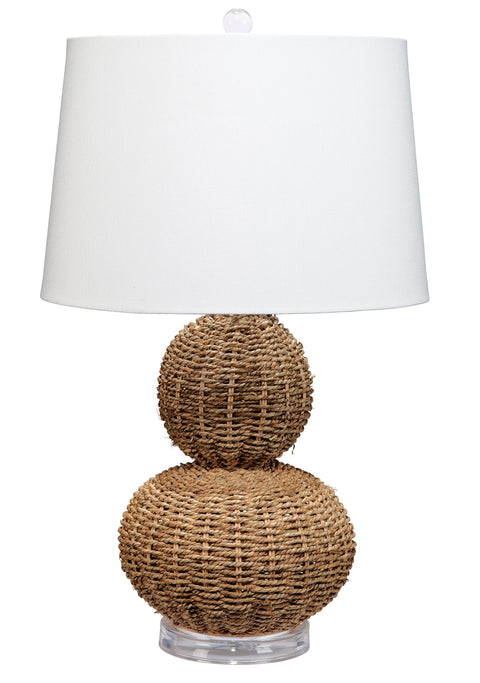 Sebastian Bohemian Drum Table Lamp with Finial