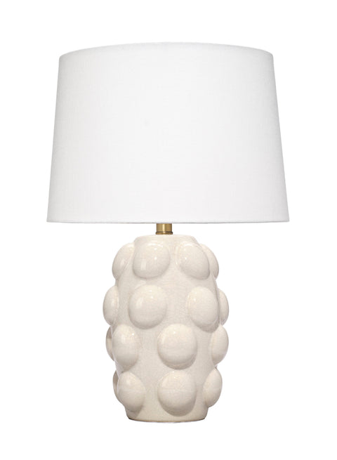Silas Embossed Drum Accent Table Lamp Modern Design
