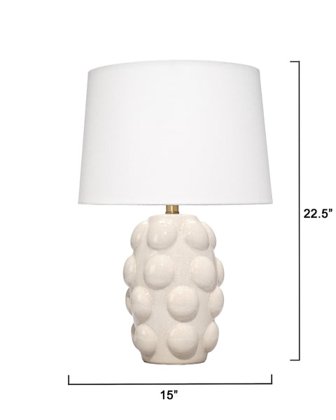 Silas Embossed Drum Accent Table Lamp Modern Design