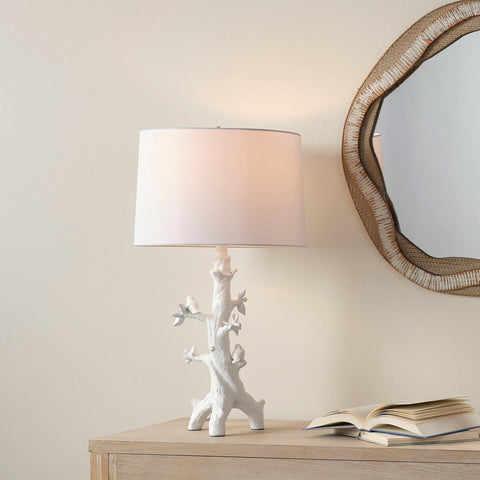 Sycamore Organic Tree Carving Accent Table Lamp