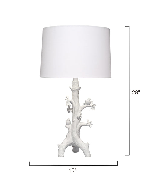 Sycamore Organic Tree Carving Accent Table Lamp