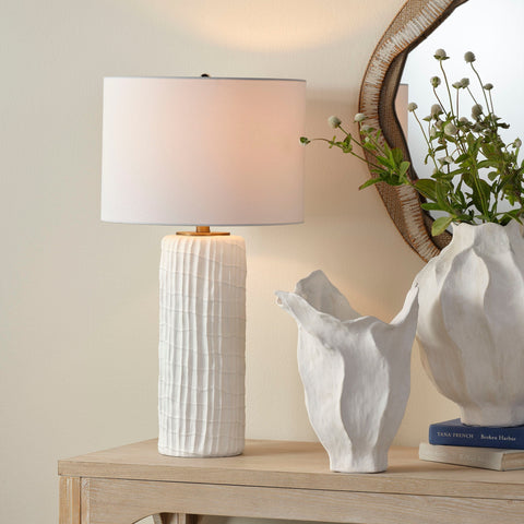 Ambient Trunk Column Drum Table Lamp Modern