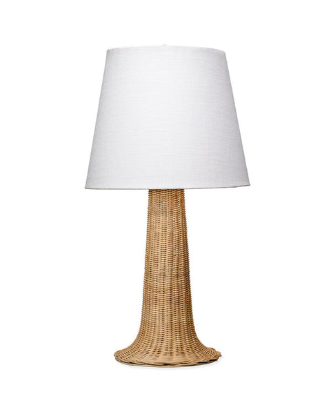 Walden Bohemian Accent Handcrafted Conical Table Lamp