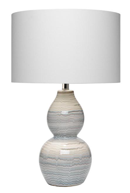 Catalina Ambient Contemporary Drum Table Lamp