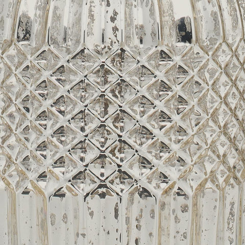 Isla Ambient Column Drum Table Lamp in Silver