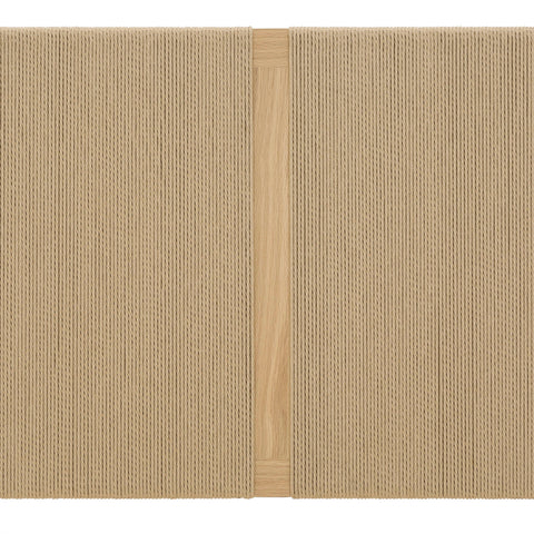 LH Imports Scandinavian Lumina Low Profile Platform Bed with Headboard - Twin - Queen