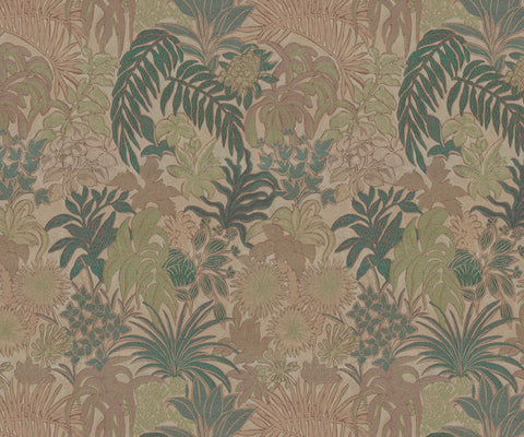 Artisan-Crafted Floral Viscose Fabric - 138cm