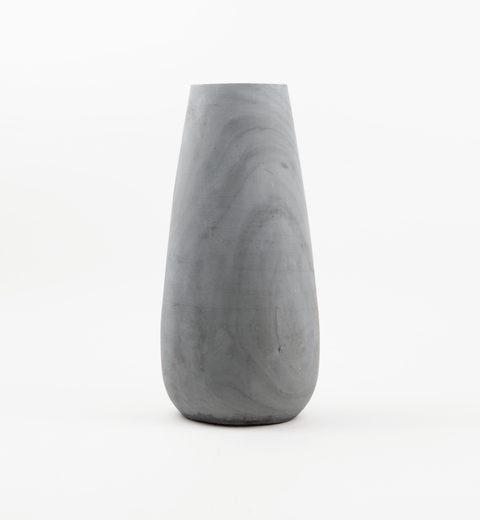 Decorating Essentials Minimalist Cylinder Wood Table Vase
