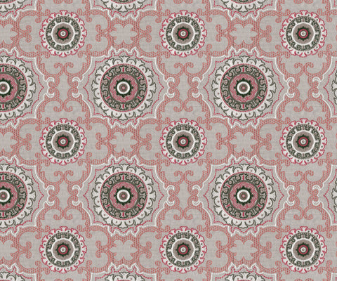 Geometric Kaleidoscopic Linen Fabric - 148cm