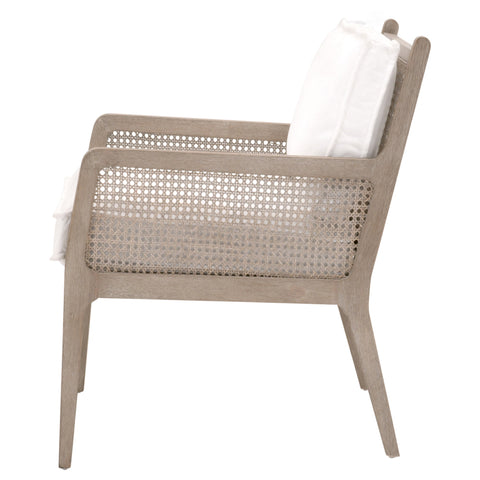 Timeless Minimalist Club Accent Chair with Removable Cushions