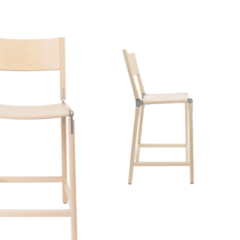 Timeless Minimalist Scandinavian Counter Stool