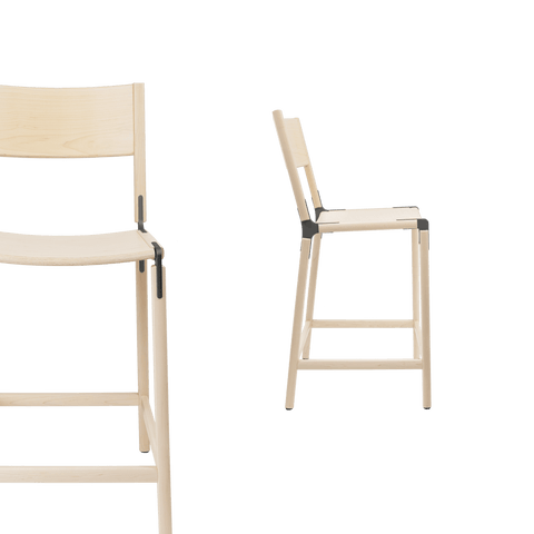 Timeless Minimalist Scandinavian Counter Stool