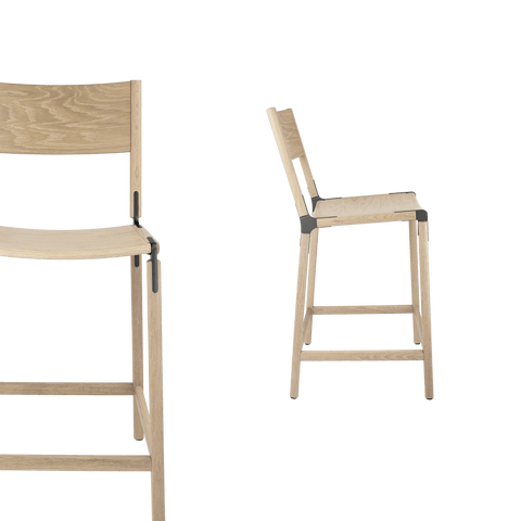 Timeless Minimalist Scandinavian Counter Stool