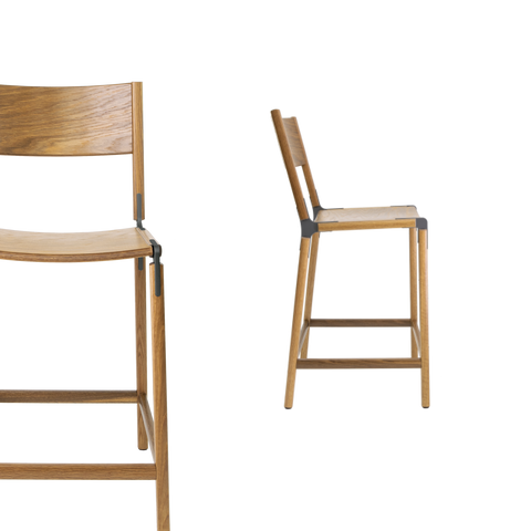 Timeless Minimalist Scandinavian Counter Stool