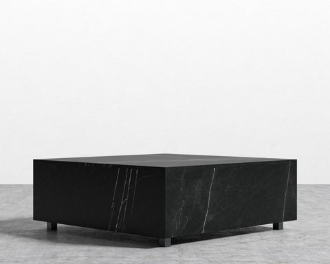Rove Concepts Liza Modern Square Marble Coffee Table
