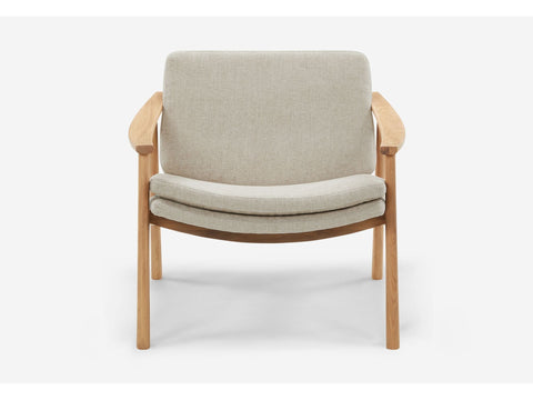 Timeless Minimalist Mid Century Slipper Lounge Chair