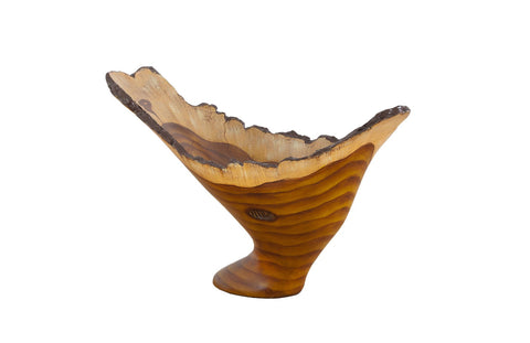 Decorating Essentials Modern Asymmetrical Bowl Vase