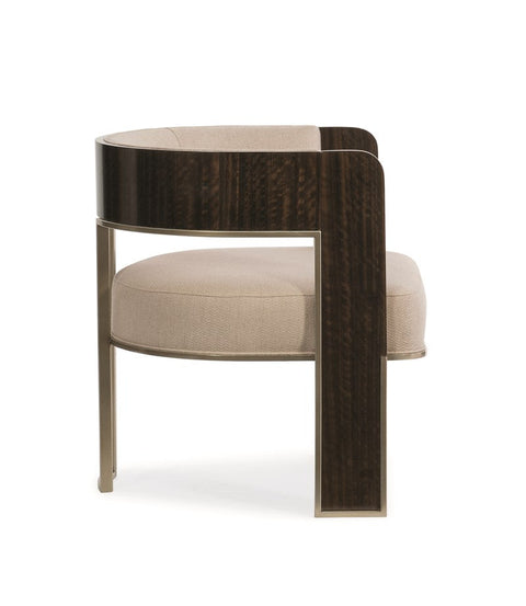 Timeless Minimalist Barrel Upholstered Accent Chair