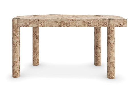 Caracole Rhythm Modern Writing Desk with Abstract Freeform Design