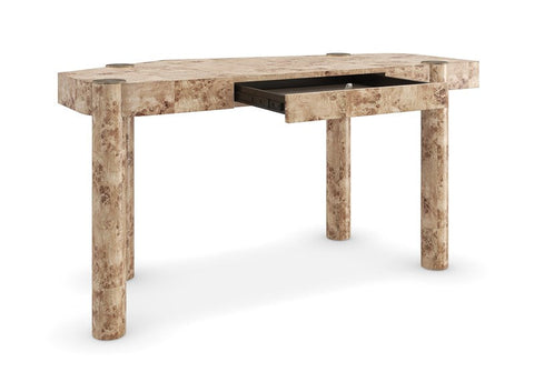 Caracole Rhythm Modern Writing Desk with Abstract Freeform Design