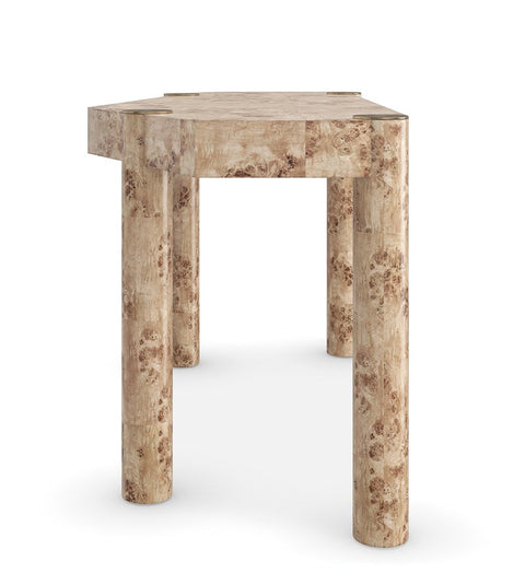 Caracole Rhythm Modern Writing Desk with Abstract Freeform Design