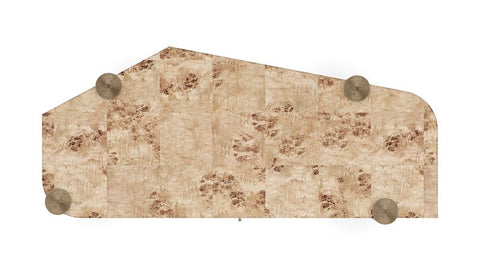 Caracole Rhythm Modern Writing Desk with Abstract Freeform Design