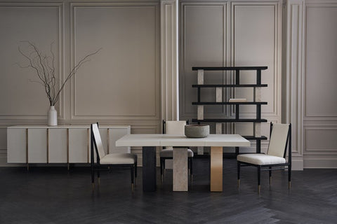 Timeless Minimalist Parsons Oak Dining Side Chair Upholstered