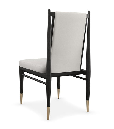 Timeless Minimalist Parsons Oak Dining Side Chair Upholstered