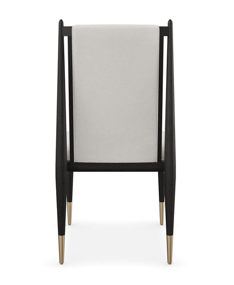Timeless Minimalist Parsons Oak Dining Side Chair Upholstered