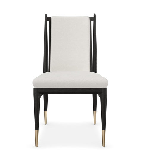 Timeless Minimalist Parsons Oak Dining Side Chair Upholstered
