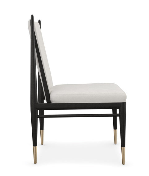 Timeless Minimalist Parsons Oak Dining Side Chair Upholstered