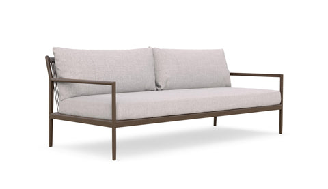Madeira Mid Century Cushioned Sofa for Lawn & Garden