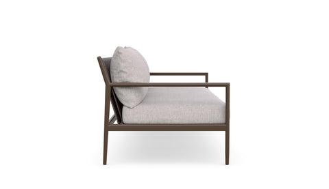 Madeira Mid Century Cushioned Sofa for Lawn & Garden