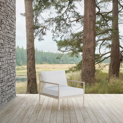 Outdoor Living & Garden Mid Century Club Lounge Chair