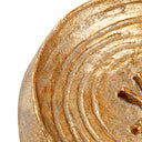 Decorating Essentials Handcrafted Gold Leaf Round Decorative Bowl