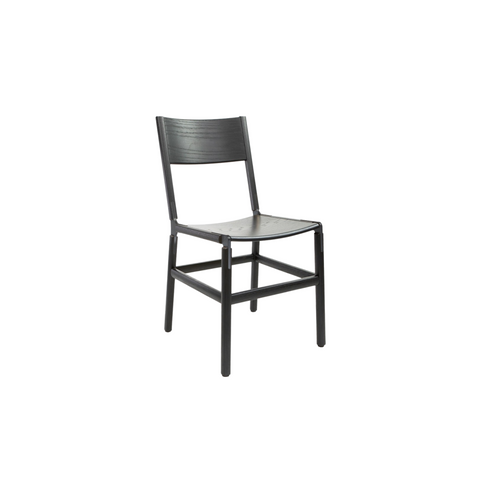 Mariposa Timeless Minimalist Modern Slat Dining Side Chair