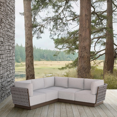 Weather Resistant Upholstered Lounge Chair