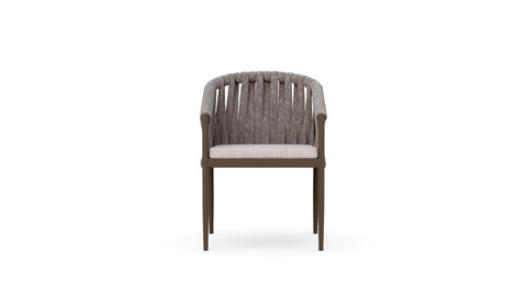 Maui Contemporary Barrel Dining Armchair for Outdoor Living