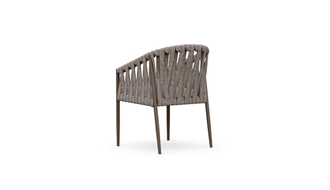Maui Contemporary Barrel Dining Armchair for Outdoor Living