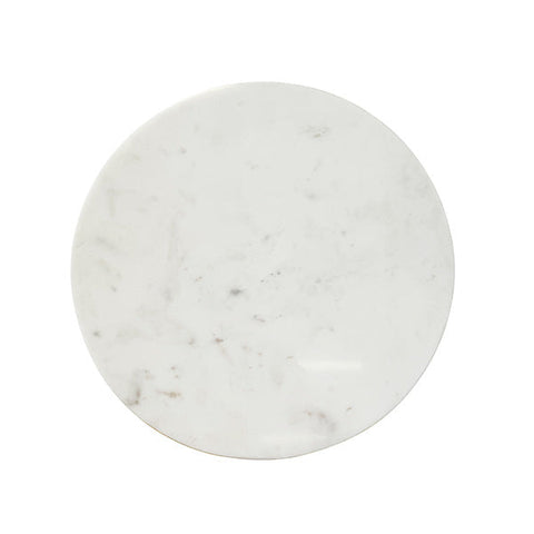 Space Saving Modern Curved Drum Marble Drink Table