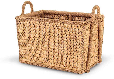Sweater Weave Bohemian Rattan Woven Storage Basket