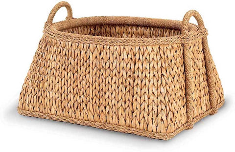 Sweater Weave Bohemian Rattan Woven Basket for Kitchen Storage