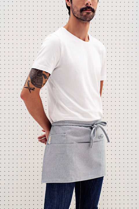 Waist Apron with Pockets and Utility Loop