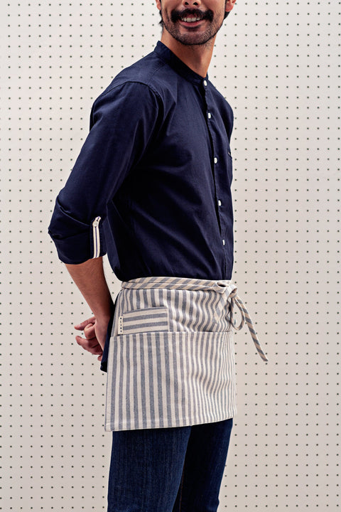 Waist Apron with Pockets and Utility Loop