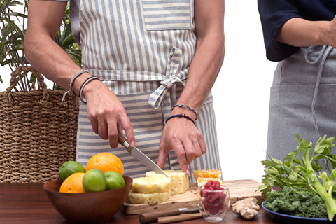 Pinafore Apron with Adjustable Crossback and Utility Loop