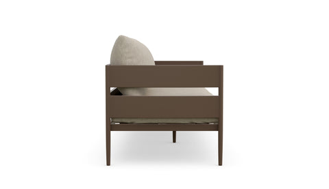 Melbourne Modern Standard Sofa with Cushioned Seat Outdoor Furniture