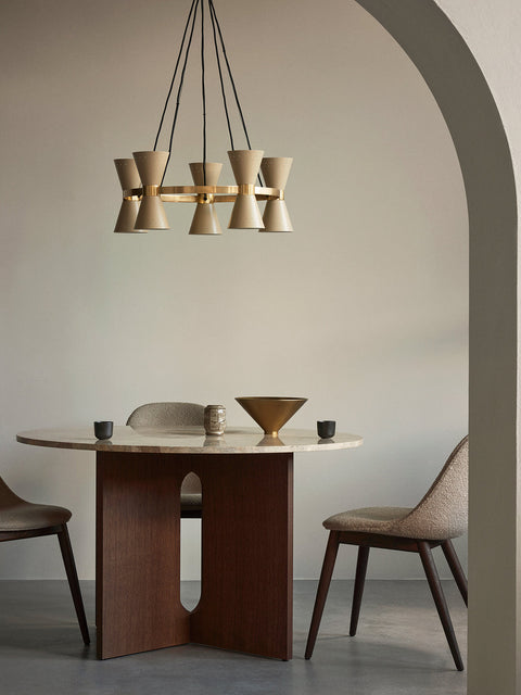 Ambient Mid Century Tiered Candelabra Chandelier Ceiling Light