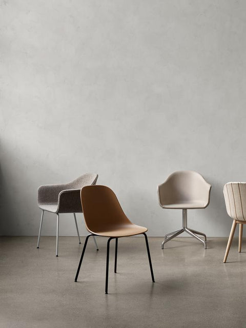 Timeless Minimalist Dome Back Dining Side Chair