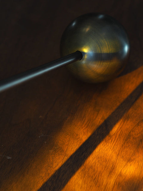 Contemporary Brass Novelty Candlestick for Tapers